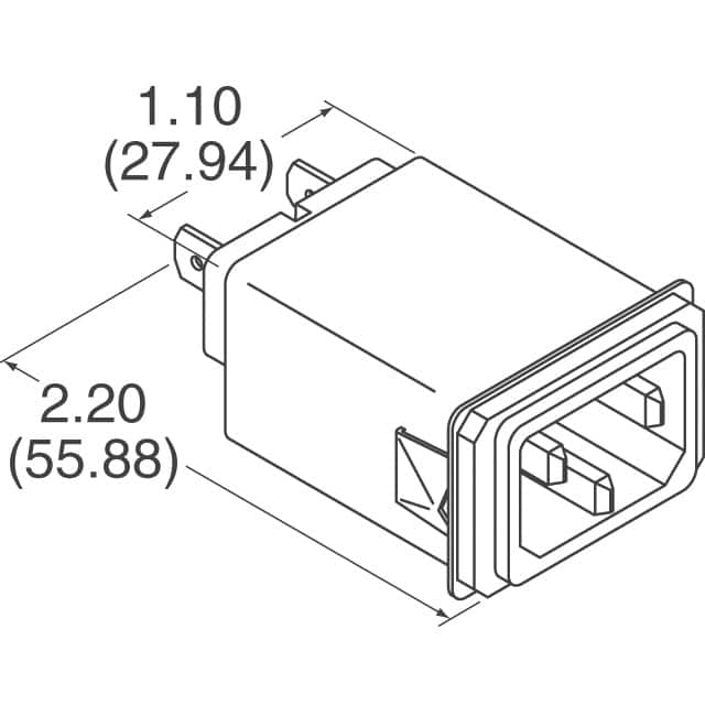 6609005-8 TE Connectivity Corcom Filters  Power Entry Modules (PEM)